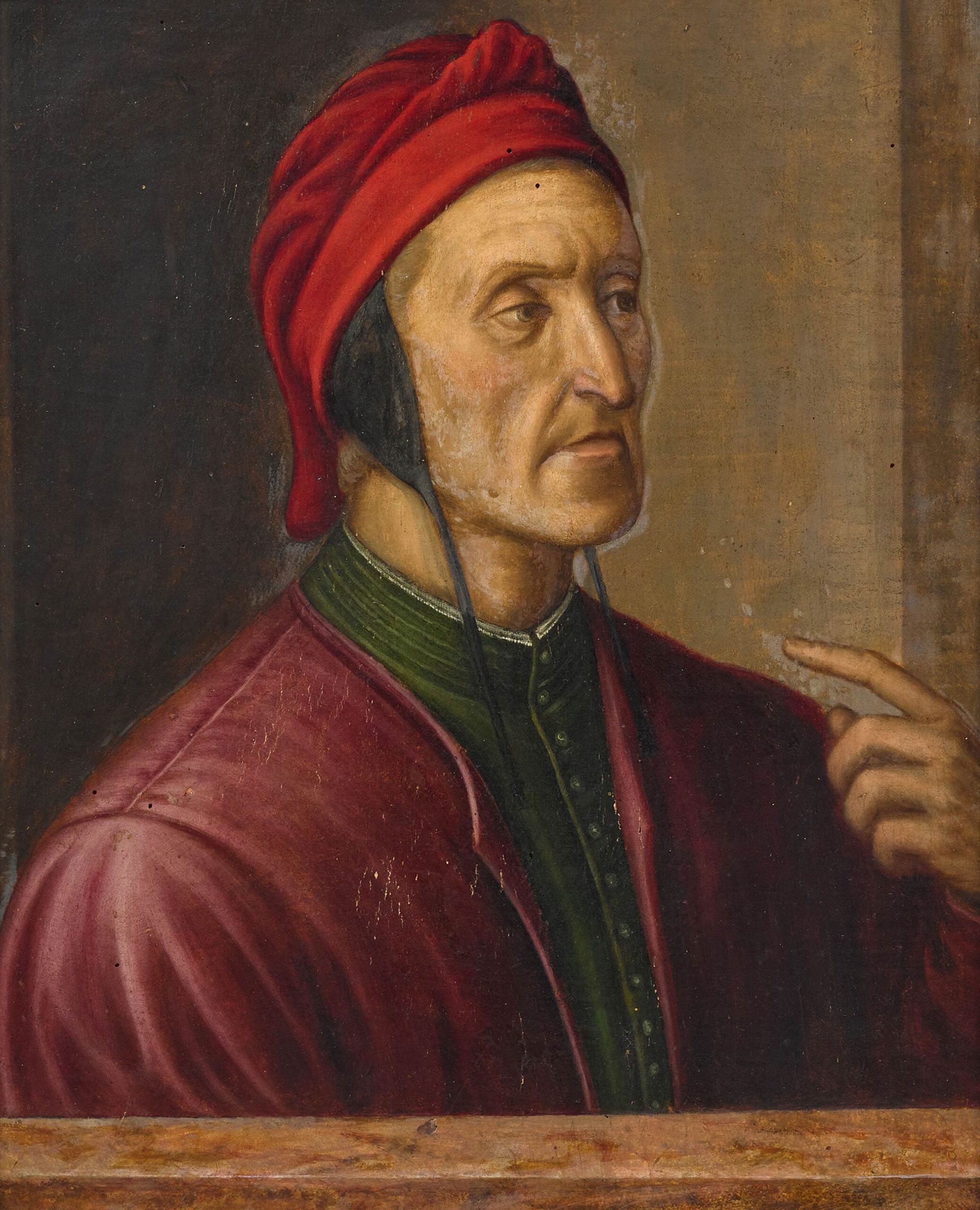 Ritratto di Dante Alighieri, riferimento culturale per i corsi di italiano